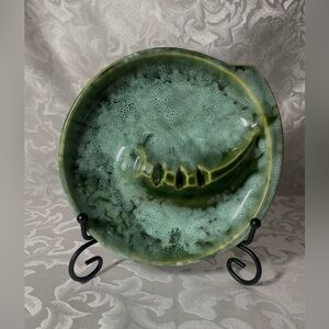 Vintage USA Ashtray, 60s, Excellent Condition, Turquoise And Green